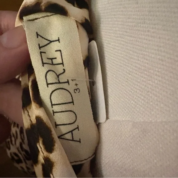 NWT Audrey 3 + 1 Leopard Print Slip Dress - Picture 3 of 5